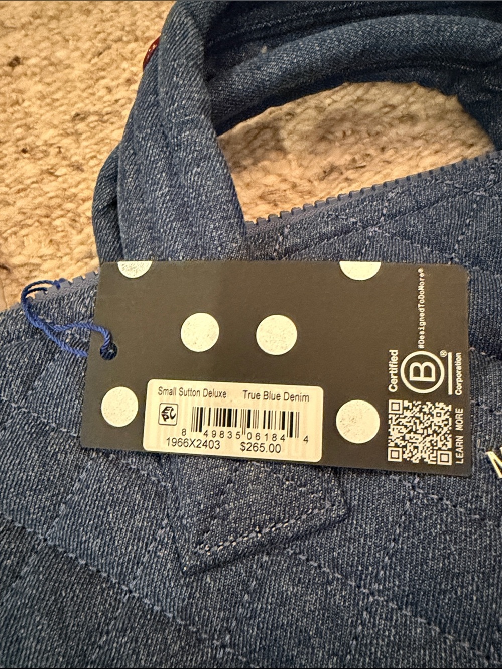 NWT MZ Wallace Small Sutton Deluxe- True Blue Denim - Picture 2 of 7